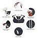 Eshow Women Canvas Shoulder Bag Hobo Handbags and Purse Cross-Body Bag Messenger Bag Travel mom bag for women
