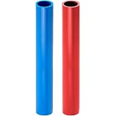 SUPPLYGIANT 1/2" x 2 Ft PEX-B Tube Stick, Pack of Red and Blue Pex Tubing for Potable Water Line Hot Water Plumbing, for Indoor/Outdoor Use