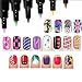 Nail Art,Black Friday Sales Promotions Putars New 16 Colors Set Nail Art Pen for 3D Nail Art DIY Decoration Nail Polish Pen Set 3D Design Nail Beauty Tools Paint Pens