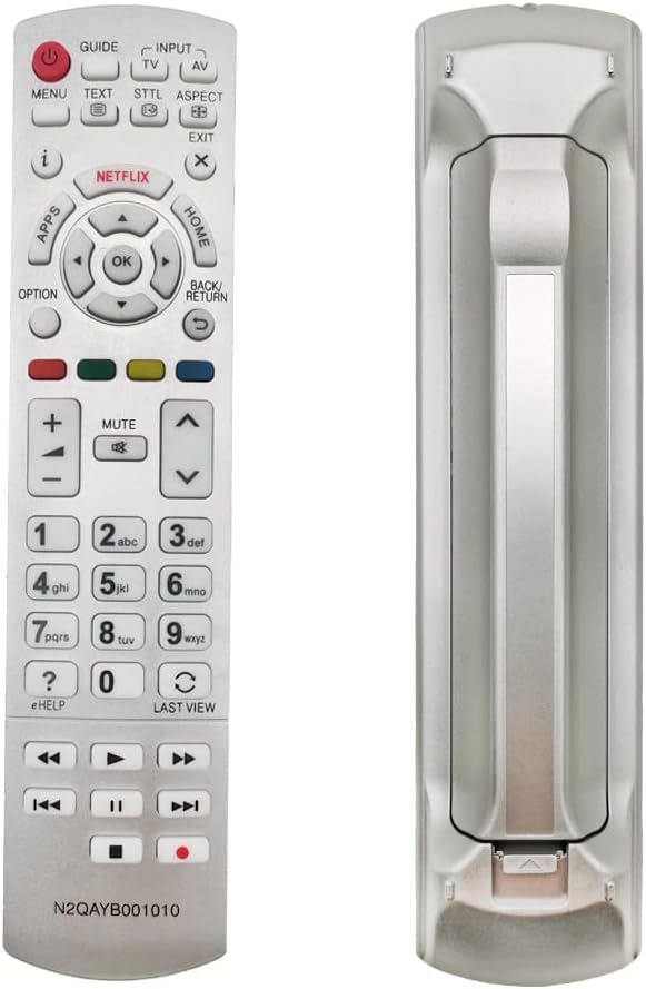 Replacement Remote Control for Panasonic Smart LCD LED TV N2QAYB001010 Universal Panasonic LCD LED HDTV Remote Control with Netflix Button