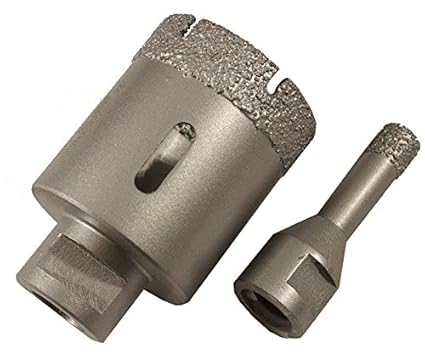 Dr. Diamond M14 Diamantbohrkronen Trocken Bohrkronen für Winkelschleifer Fliesenbohrkronen Ø 32 mm