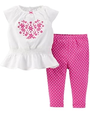 Baby Girls' 2 Piece Pant Set (Baby) Purple