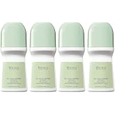 AVON Haiku Roll-On Antiperspirant Deodorant - 4 pack | Quick Dry Non Whitening Formula, Japanese Yuzu and Lily of the Valley Scent, All Day Protection, Dermatologist Tested