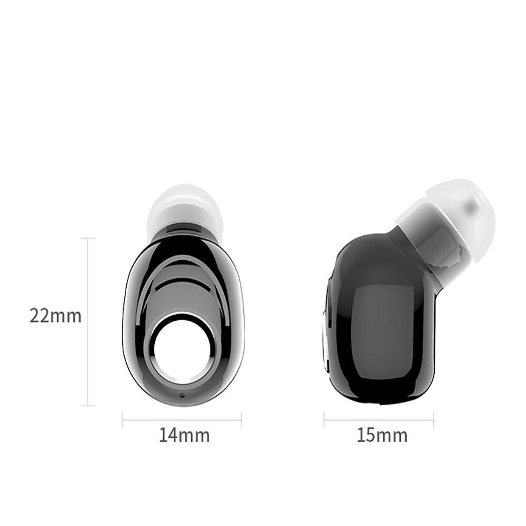 UpBeauty Wireless Bluetooth Headsets HiFi Waterproof Handsfree in-Ear Earphones Headphones for iPhone iOS Android iPad Samsung Galaxy HTC