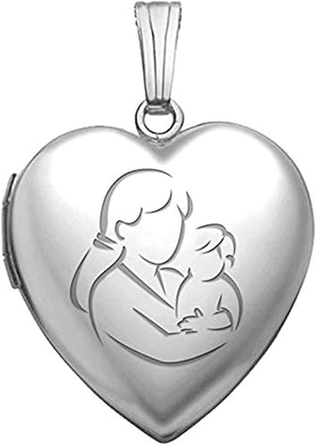 mother and son locket