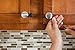 Child Safety Cabinet Locks 5 Pack Easiest No Tools No Drilling No Adhesives Latches for Baby Proofing Knobs