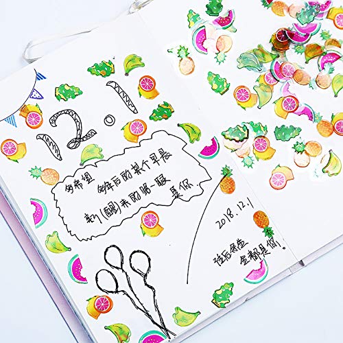 xxiaoTHAWxe 100Pcs Cute Cartoon Sticker Decals for Mobile Phone DIY Diary Note Account Book - 1#