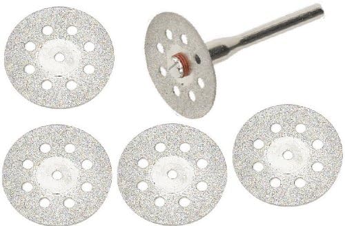 (5) Diamond Wheels Lapidary Discs Cutting Saws &amp; Arbors ..... Best Seller on Amazon!