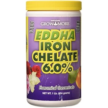 Grow More 6546 EDDHA Iron Chelate, 1-Pound