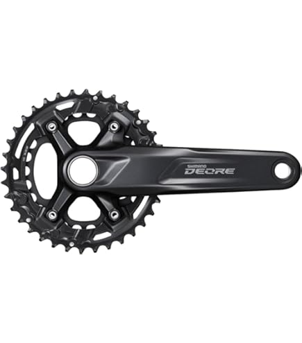 Pédalier Plateau 48 Dents Noir Deore FC-T6010 - Pour Chaîne Et Protège-chaîne - Compatible Shimano
