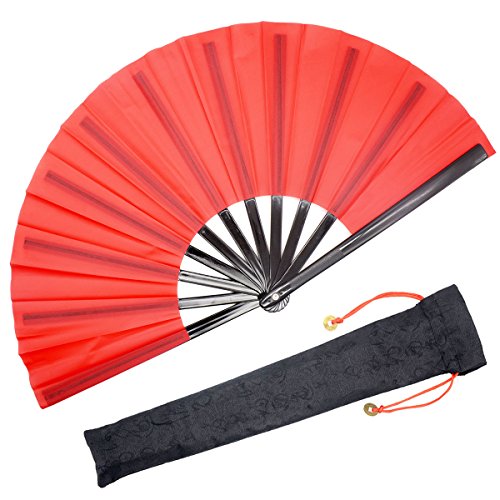 omytea Chinese Kung Fu Tai Chi Hand Fan