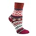 Keaza Women's 4 Pair Pack Vintage Style Cotton Wool Warm Winter Fall Crew Socks (WZ02C2)