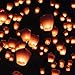 20 Chinese Sky Lanterns - 100% Biodegradable - 3 Bonus Markers - White Wishing Lanterns - Great for Birthdays, Holidays, Weddings, Memorials, 4th of July - By NovaFlight