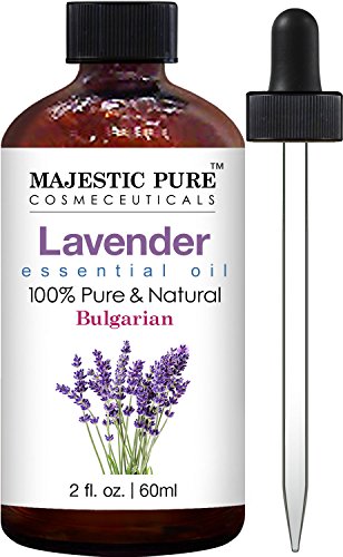 Majestic Pure Bulgarian Lavender Essential Oil, Therapeutic Grade, Authentic 100% Pure and Natural Lavender Oil, 2 fl. oz.