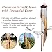 Long Wind Chimes Outdoor, Upgraded 36” Wind Chimes with 18 Aluminum Alloy Tubes Large Wind Chimes with Free 2 Pack Hooks, Perfect Decoration for Patio, Balcony and Indoor (Golden)