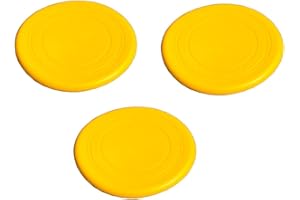 Cool Runners 107744 Set of 3 Silicone Rubber 7" Dog Training Targets/Frisbees