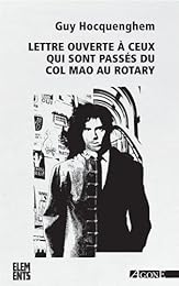 Lettre ouverte à ceux qui sont passés du col Mao au Rotary