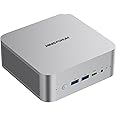 MINISFORUM X1-255 Mini PC AMD Ryzen 7 255(8C/16T) Barebone Version Desktop Computer, HDMI2.1|DP2.0|2xUSB4 Video Output, 1x Oculink Port, 2.5G RJ45 Port/WiFi7/BT5.4, AMD Radeon Graphics Micro PC