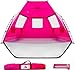 Beach Tent Shelter Shade Cabana – Extra Large Sun Shade Portable Changing Outdoor Tent Deluxe – Quick Giant Pop Up Shade for Adults Kids Toddler Baby – Cabana Beach with Extended Floor 96
