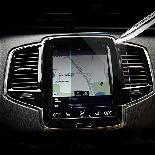 Volvo Car Navigation Screen Protector Glass,Gycinda The Original Car Navigation Volvo V90 XC90 S90 180135mm Glass Screen Protector, 9H Hardness Stronger Resistance Toughened Glass Film