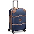 DELSEY Paris Chatelet Air 2.0 Hardside Luggage with Spinner Wheels, Navy Blue, Carry on 20 Inch