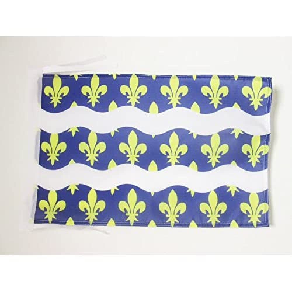 AZ FLAG - French Department of Seine-et-Marne Flag - 18'' x 12'' - 100% Polyester France Small Banner with Two Cords - Fade Resistant - Vivid Colors - 18x12 in - 45x30 Cm โ image 1