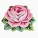 USTIDE Modern Style Rug Soft Rose Rug Handmade Rug Anti-Slip Area Carpet Living Room Rug Kitchen Mats Bedroom Rug 3x2