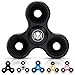 Hyperdictive Aluminium Metal Hand Spinner Fidget Toy:Highly Reflective EDC Fidget Toy For Kids & Adults-Fiddle Toy For Anxiety- Stress Relief Toy-The Coolest ADHD Spinner Toy- Amazing Gift- Black