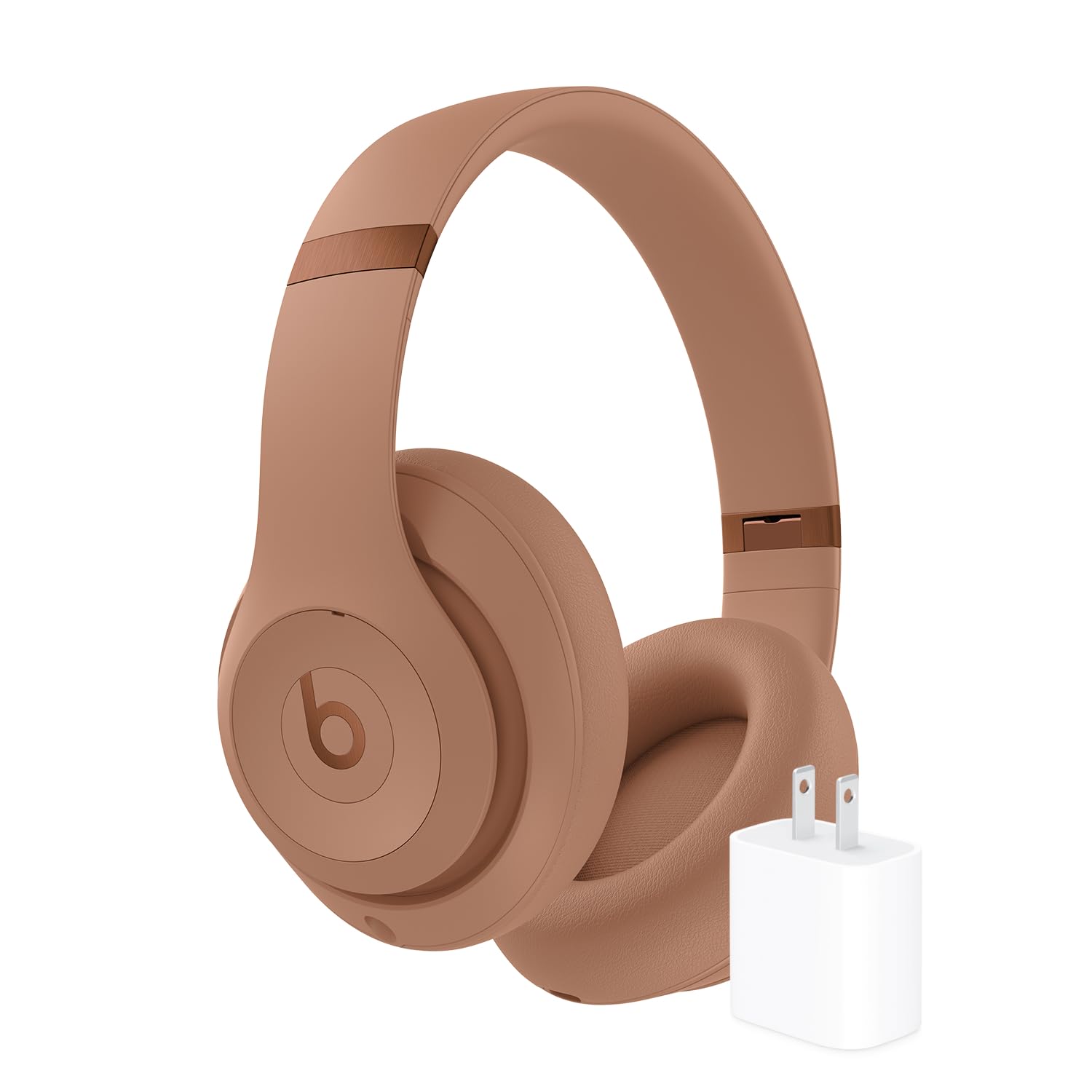 Beats Studio Pro x Kim Kardashian Bluetooth Noise Cancelling Headphones with Apple 20W USB-C Power Adapter - Dune Image