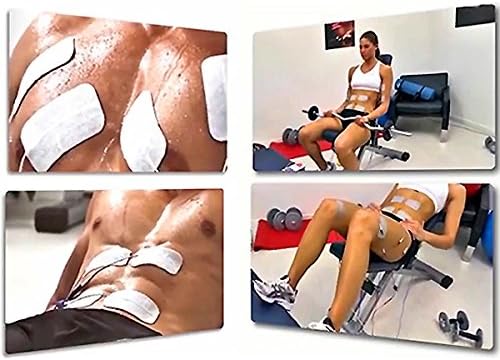 Globus 16 ELECTRODES PREMIUM : 2 pouches Squares + 2 Pouches Rectangular UNIVERSAL, White, 5x5cm - Image 3