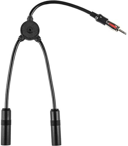 Antenne Autoradio Pare-Brise Universelle 5m - Antenne FM AM Adhésive Avec Amplificateur, Compatible Voiture Camion SUV Marine