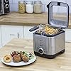 Swan-15-litre-Stainless-Steel-Fryer-with-Viewing-Window-Easy-Clean-and-Adjustable-Temperature-Control-900-W-Silver-SD6060N Swan 1.5 litre Stainless Steel Fryer with Viewing Window, Easy Clean and Adjustable Temperature Control - 900 W, Silver…