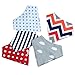 Baby Bandana Drool Bibs for Boys & Girls Unisex 5 Pack Absorbent Cotton Modern Baby Set