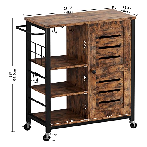 IRONCK Storage with Wheels, Multipurpose Kitchen Cart