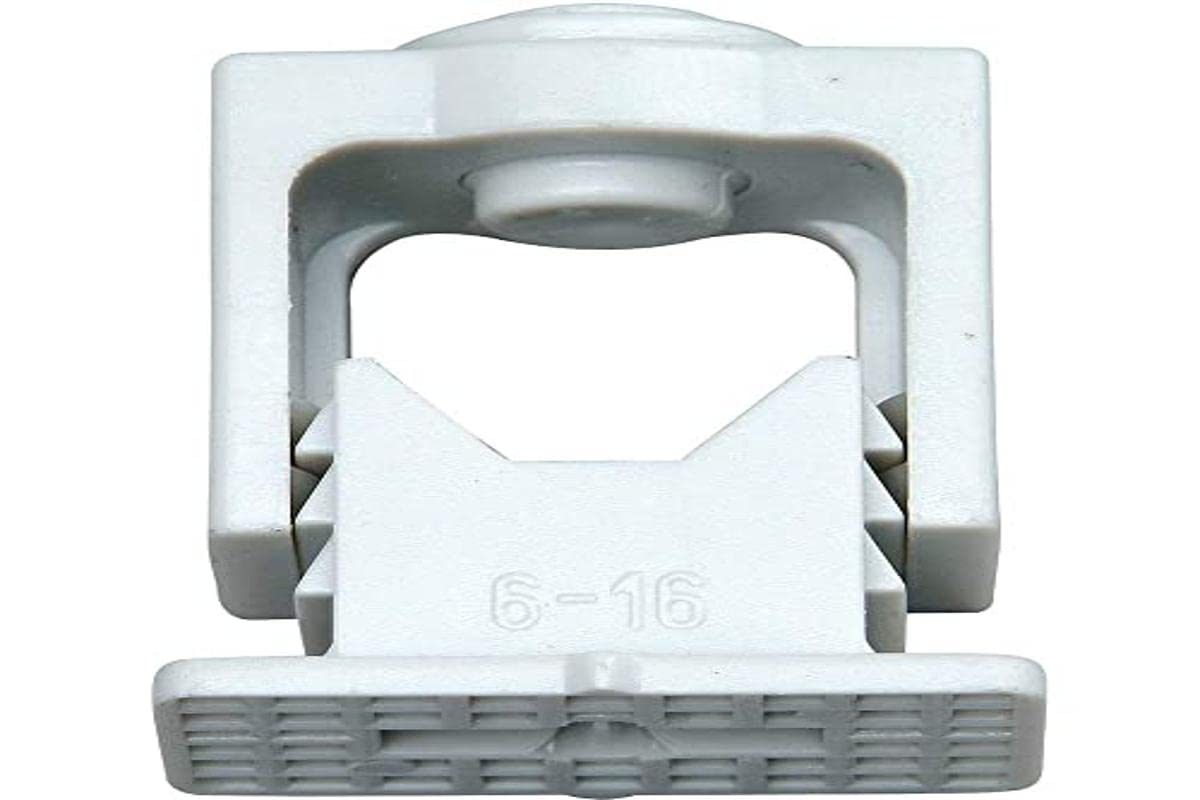 Kopp 341704089 Grip ISO Clamps 6-16 mm with Clamping Screw Pack of 10 Grey