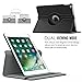 MoKo Case Fit 2018/2017 iPad 9.7 6th/5th Generation - 360 Degree Rotating Cover Case with Auto Wake/Sleep Compatible with Apple iPad 9.7 Inch 2018/2017, Black