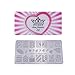 PUEEN Nail Art Stamping Plate - Love Elements #2 (30-33) - 125x65mm Nailart Polish Stamping Manicure Image Plates Accessories Kit-BH000612