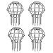 Gutter Guard 2 Inch 304 Stainless Steel Filter Strainer, Stops Leaves Seeds and Other Debris Gutter Cleaning Tool - 4 Pack
