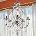 Aero Snail 5-Light Candle Chandelier Country Painting Crystal Lighting Fixture