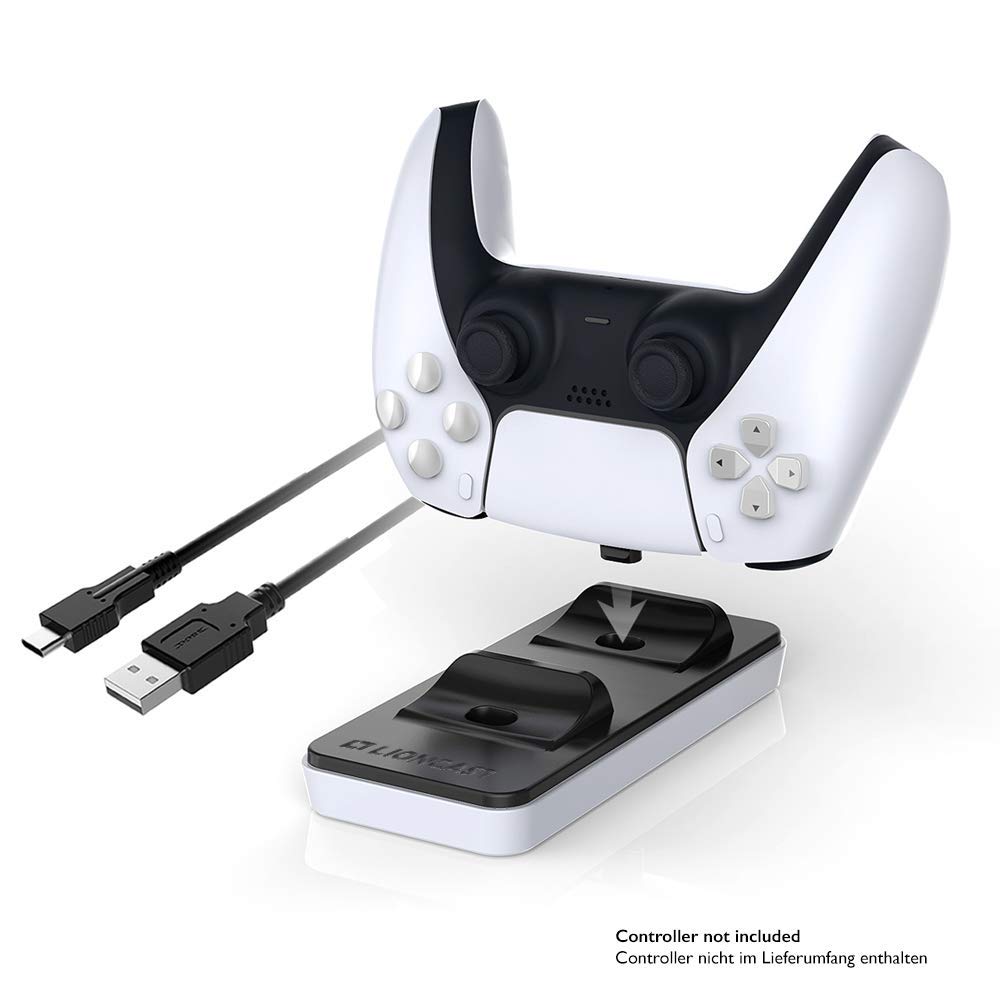 Lioncast PS5 Controller Charger Ladestation für original Sony