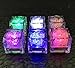Eruner Multicolor [Ice Cubes Light]-24 Pack of Decorative LED Liquid Sensor Ice Cubes Shape Lights Submersible LED Glow Light Up for Bar Club Wedding Party Champagne Tower Decoration (24 Pack, Cube)