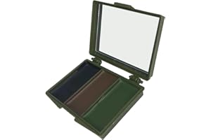 Compact Militarys Face Paint Concealment Makeup, Face Camouflage Paint, Long Lasting Faces Body Paints With Mirrors, 3 Color 