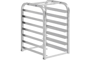 Express KitchQuip 7-Pan End Load Countertop Half Sheet Pan Rack – 15.3" L x 18" D | Bun Pan Rack | NSF Certified | Commercial Baking Organizer