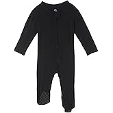 DEFAHN Rayon Made from Bamboo Baby Footie Pajamas 2 Way Zipper Baby Boy Long Sleeve Sleepers Jumpsuit Pjs 0-3-6-9-18-24 Month