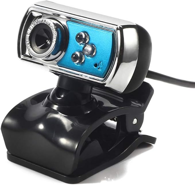 HD 1080P cam, USBcam Mit 3 LEDLicht Plug & Play Manuell