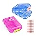 2 Pack Pill case Travel Pill Organizer, Pill Box for Purse Vitamin Fish Oil 10 Compartments Container Medicine Box by M Muchengbao