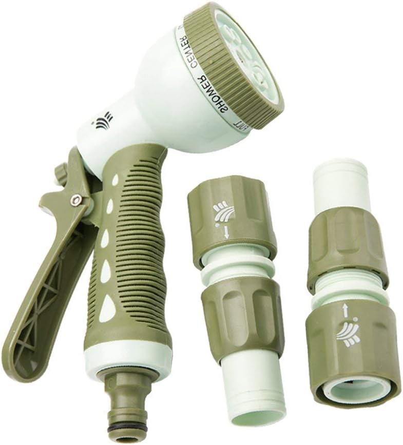 Worth 5-Piece Garden Hose Nozzle Sprayer Set with High-Performance Sprayer High-Pressure Washer Nozzles and Flow Control Knob 5831 for 1/2 Inch Trousers