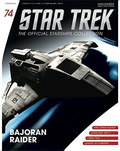 Eaglemoss Star Trek Starships Collection Nº 74 Bajoran Raider - Image 5