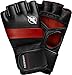 Hayabusa T3 4oz Pro Style MMA Gloves - Black/Red, Large
