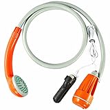 IFLYING Handheld Shower Outdoor Rechargeable Shower with Water Pump and Build-in Water Filtration System